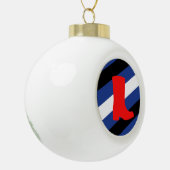 Flag für den Boot-Pride Keramik Kugel-Ornament (Links)