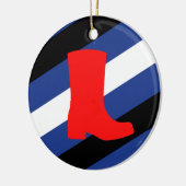 Flag für den Boot-Pride Keramik Ornament (Links)