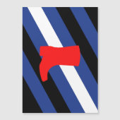 Flag für den Boot-Pride Magneteinladung (Vorderseite)