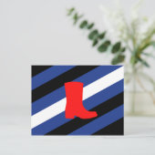 Flag für den Boot-Pride Postkarte (Stehend Vorderseite)