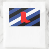 Flag für den Boot-Pride Rechteckiger Aufkleber (Tasche)