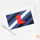 Flag für den Boot-Pride Rechteckiger Aufkleber (Umschlag)