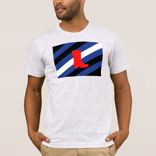 Flag für den Boot-Pride T-Shirt (Vorderseite)