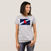 Flag für den Boot-Pride T-Shirt (Vorne ganz)