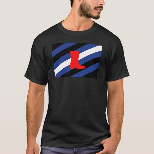 Flag für den Boot-Pride T-Shirt (Vorderseite)