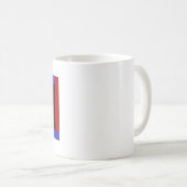 Flag für den Fußboden (Footprint) Kaffeetasse (VorderseiteRechts)