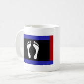 Flag für den Fußboden (Footprint) Kaffeetasse (Vorderseite Links)