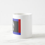 Flag für den Fußboden (Footprint) Kaffeetasse (Mittel)