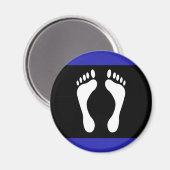 Flag für den Fußboden (Footprint) Magnet (Vorderseite/Rückseite)