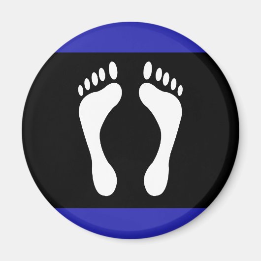 Flag für den Fußboden (Footprint) Magnet (Vorne)