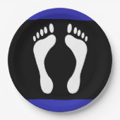 Flag für den Fußboden (Footprint) Pappteller (Vorderseite)