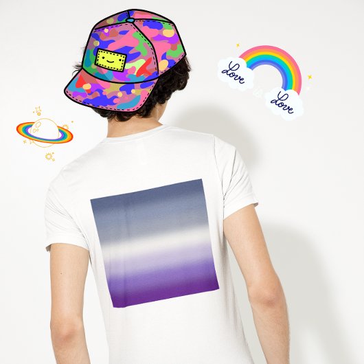 Flag für den "Gradient Butch Lesbian Pride" - "But T-Shirt