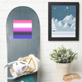 Flag für den Gradient Genderfluid - Flag für Gende Aufkleber