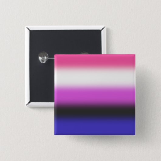 Flag für den Gradient Genderfluid - Flag für Gende Button (Vorne & Hinten)