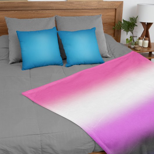 Flag für den Gradient Genderfluid - Flag für Gende Fleecedecke