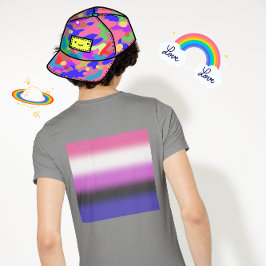 Flag für den Gradient Genderfluid - Flag für Gende T-Shirt