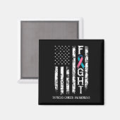 Flag für den Krebserwärmer 1 Magnet (Vorderseite/Rückseite)