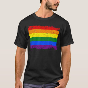 Flag für den Rainbow-Rainbow-Pride T-Shirt