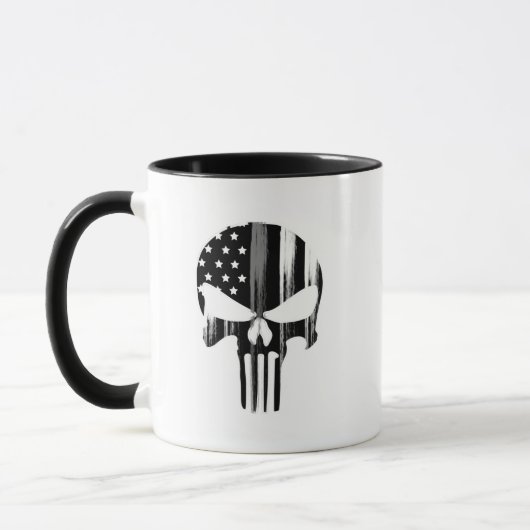 Flag für den SKULL-Kopf-Korrekturbeamten Tasse (Links)