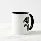 Flag für den SKULL-Kopf-Korrekturbeamten Tasse (VorderseiteRechts)