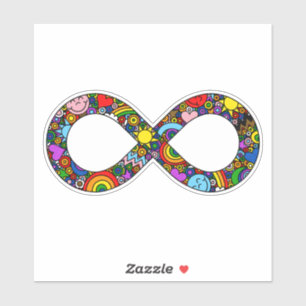 Flag für den unendlichen Fortschritt des Doodle-Do Aufkleber