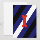 Flag für den Welpenspielstand Feiertagskarte (Vorne/Hinten)