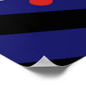 Flag für den Welpenspielstand Poster (Ecke)