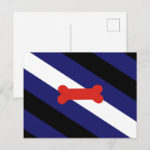 Flag für den Welpenspielstand Postkarte (Vorne/Hinten)