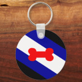 Flag für den Welpenspielstand Schlüsselanhänger (Vorderseite)