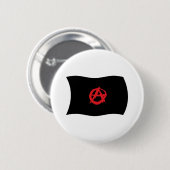 Flag für die Anarchistenbewegung Button (Vorne & Hinten)