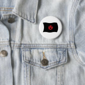 Flag für die Anarchistenbewegung Button (Beispiel)