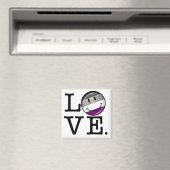 Flag für die asexuelle Liebe Magnet (In Situ (Geschirrspüler))