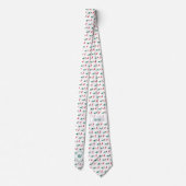 Flag für die Christliche Schrift MEXIKO Krawatte (Rückseite)