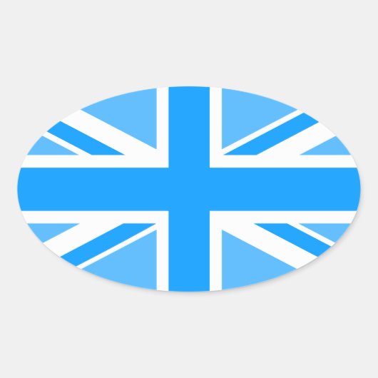 Flag für die Farbunionsbuchse bearbeiten Ovaler Aufkleber (Vorderseite)