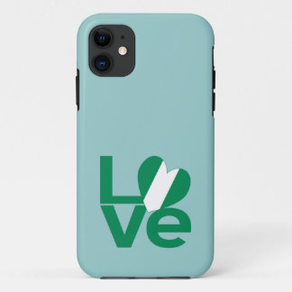 Flag für die grüne LIEBE Nigerias Case-Mate iPhone Hülle