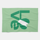 Flag für die grüne LIEBE Nigerias Küchentuch (Horizontal)