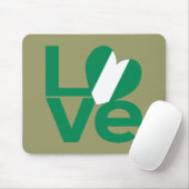 Flag für die grüne LIEBE Nigerias Mousepad (Mit Mouse)