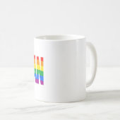 Flag für die Inklusivität Kaffeetasse (VorderseiteRechts)