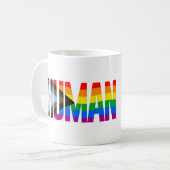 Flag für die Inklusivität Kaffeetasse (Vorderseite Links)
