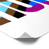 Flag für die Inklusivität Poster (Ecke)