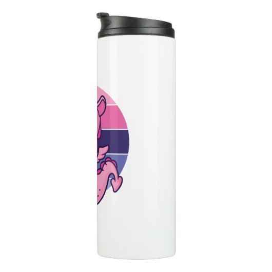 Flag für die Omnisexual-Dragon-Omnisexualität Thermosbecher (Nach rechts gedreht)