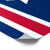 Flag für die patrouzianische Ankerflagge Poster (Ecke)