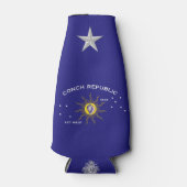 Flag für die Republik Key West Conch Flaschenkühler (Vorderseite)