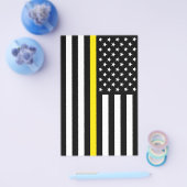 Flag für dünne gelbe Linie Flyer (Einzeln)