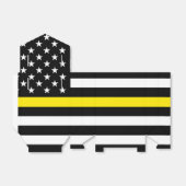 Flag für dünne gelbe Linie Geschenkschachtel (Ungefaltet)