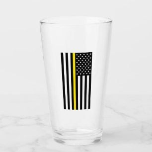 Flag für dünne gelbe Linie Glas