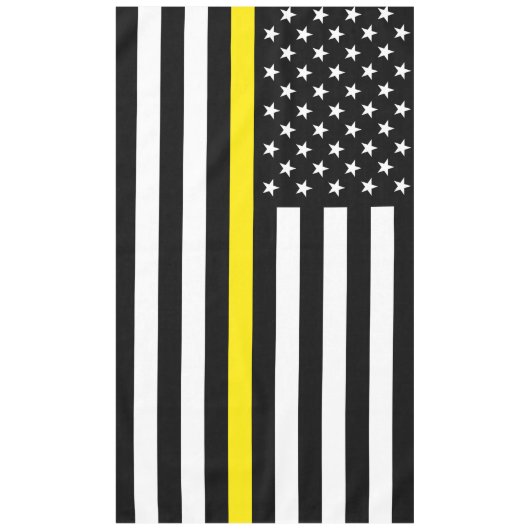 Flag für dünne gelbe Linie Tischdecke (Vorderseite)