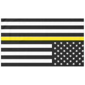 Flag für dünne gelbe Linie Tischdecke (Vorderseite (Horizontal))