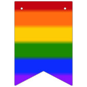 Flag für Fallende Gay Pride v2 Wimpelkette (Dritte Fahne)
