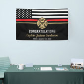 Flag für Feuerwehrruhestandsabteilung Banner (Messeveranstaltung)